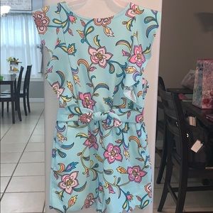 Floral print romper